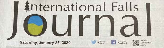 A newspaper with the words international journal